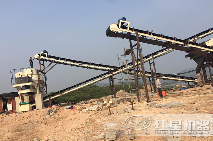 河卵石石料场 河卵石石料场