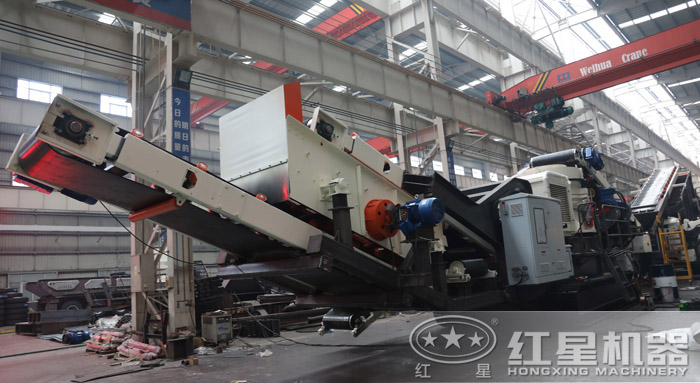 履带式圆锥破碎移动站 履带式圆锥破碎移动站