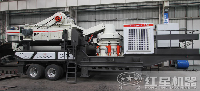 轮胎圆锥破碎站 轮胎圆锥破碎站