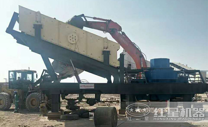 大型磨砂一体机施工现场 大型磨砂一体机施工现场