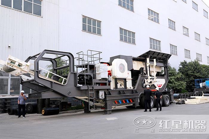 车载式石子磕碎机 车载式石子磕碎机