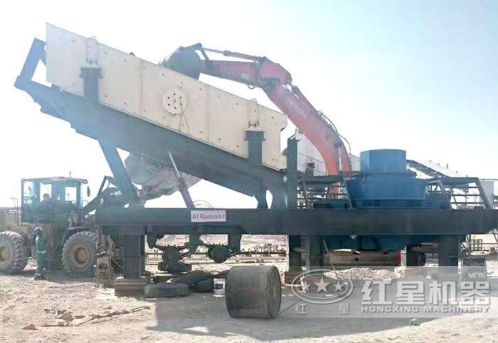 可移动石头制沙机 可移动石头制沙机