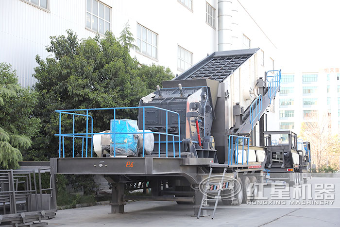 可移动的粉碎石头设备 可移动的粉碎石头设备