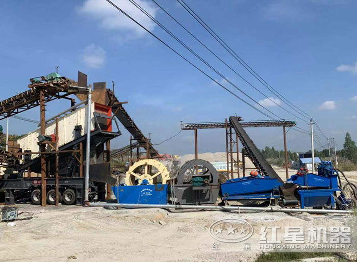 易彩堂洗砂回收一体机客户现场 易彩堂洗砂回收一体机客户现场