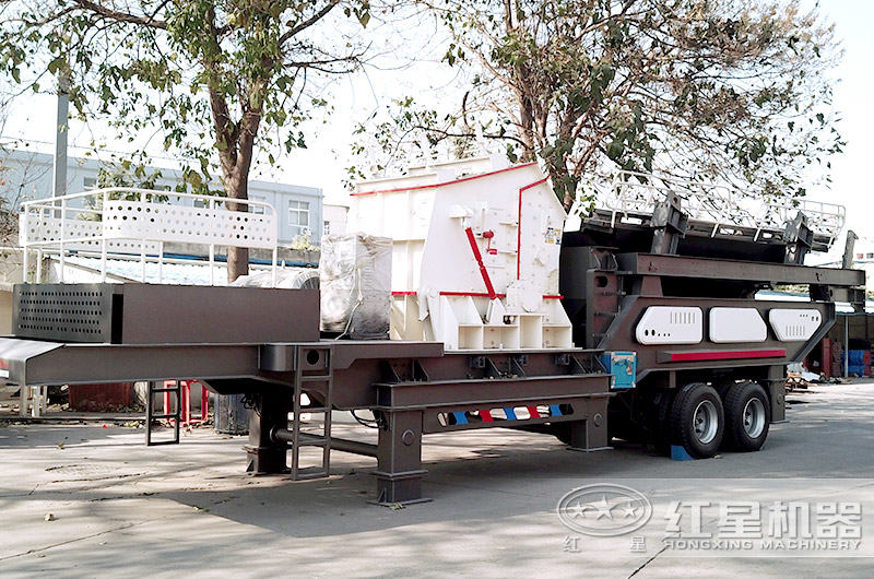 轮胎式矿山破碎机 轮胎式矿山破碎机