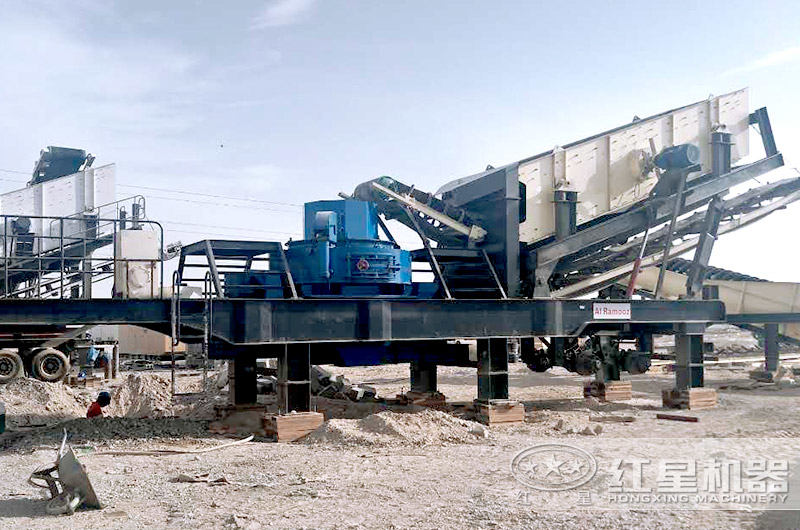 轮胎式移动式鹅卵石制沙机 轮胎式移动式鹅卵石制沙机