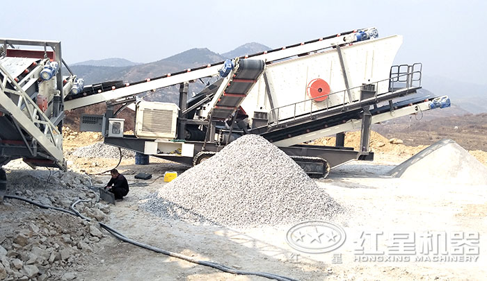 移动砂石生产线 移动砂石生产线