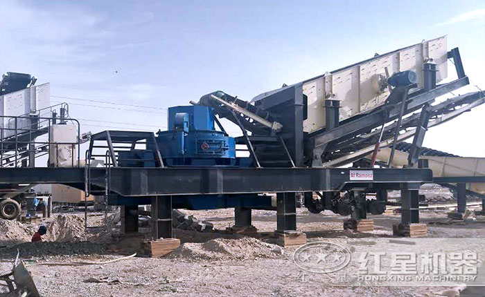 阿曼 时产300T 建筑垃圾制砂移动站 阿曼 时产300T 建筑垃圾制砂移动站