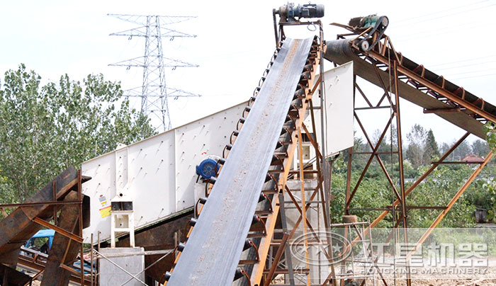 振动筛+胶带运输机 振动筛+胶带运输机