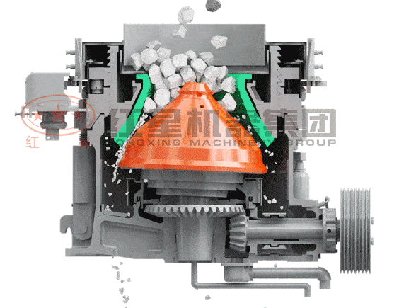 圆锥破碎机工作原理 圆锥破碎机工作原理