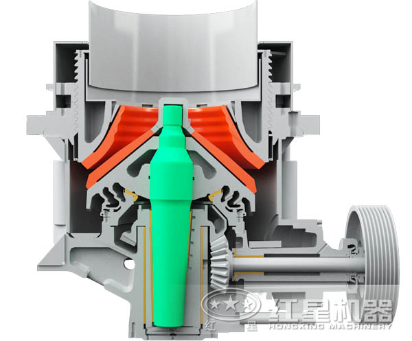 石灰石液压圆锥破碎机的结构 石灰石液压圆锥破碎机的结构