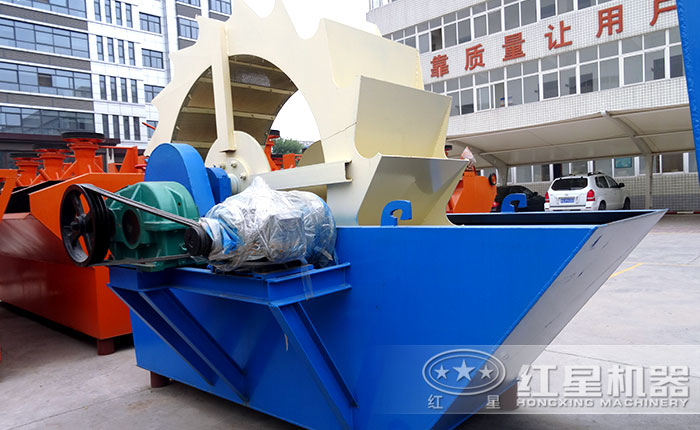 单轮斗式小型洗砂机 单轮斗式小型洗砂机