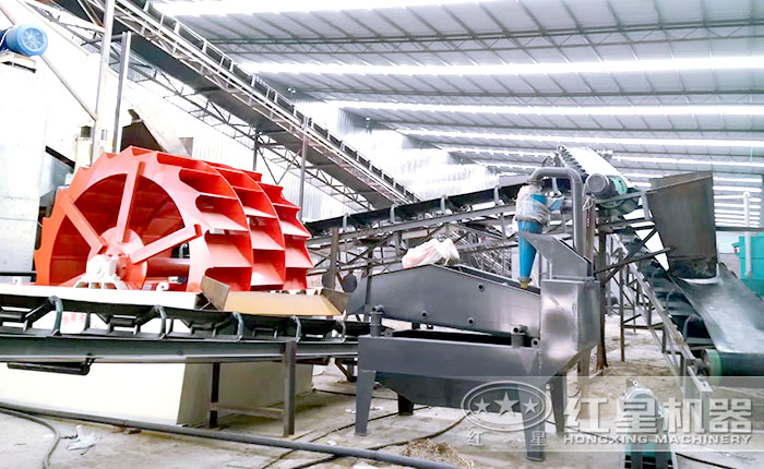 洗砂机环保生产现场 洗砂机环保生产现场