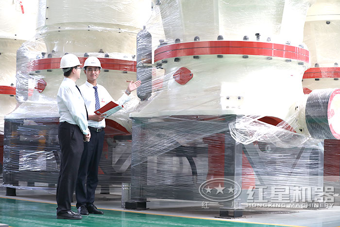 易彩堂圆锥破碎机用户参观 易彩堂圆锥破碎机用户参观