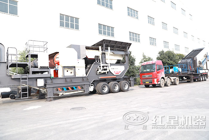 轮胎移动式碎石机 轮胎移动式碎石机