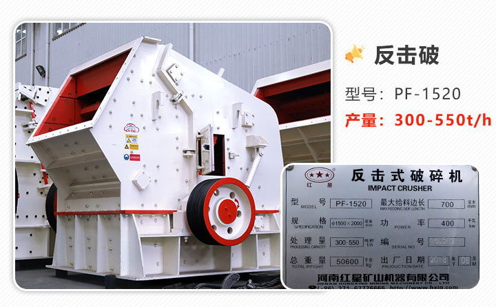 反击式破碎机型号 反击式破碎机型号