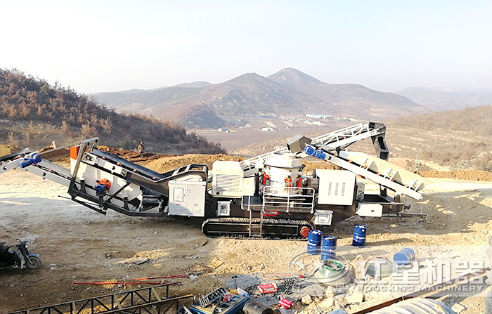 履带圆锥破碎机 履带圆锥破碎机