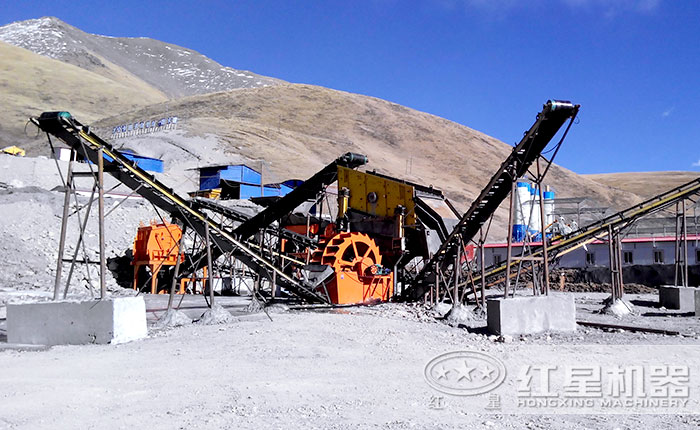 洗砂机生产现场 洗砂机生产现场