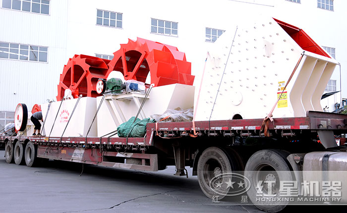 易彩堂机制砂水洗设备—洗砂机发货 易彩堂机制砂水洗设备—洗砂机发货