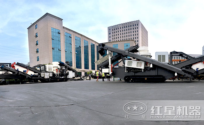 易彩堂机器移动石子破碎机 易彩堂机器移动石子破碎机