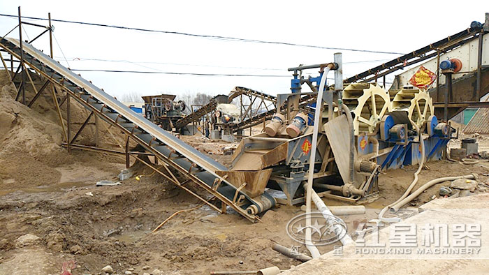 水洗砂生产线 水洗砂生产线