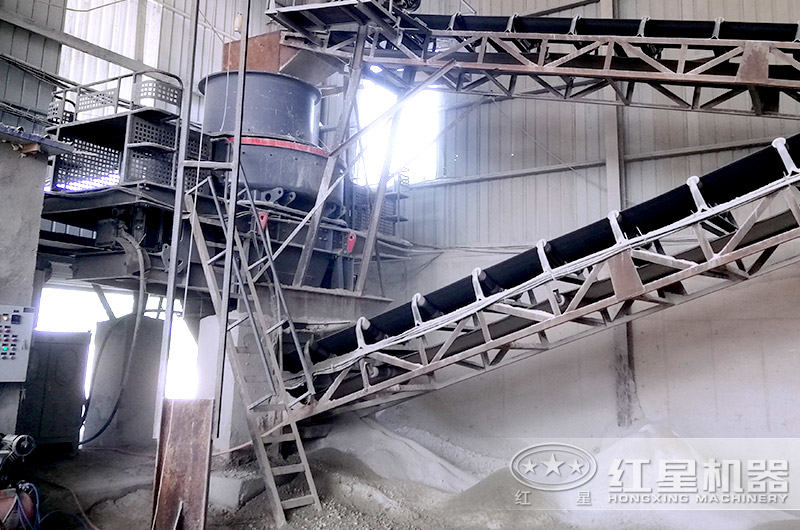 冲击式破碎机用户生产现场 冲击式破碎机用户生产现场