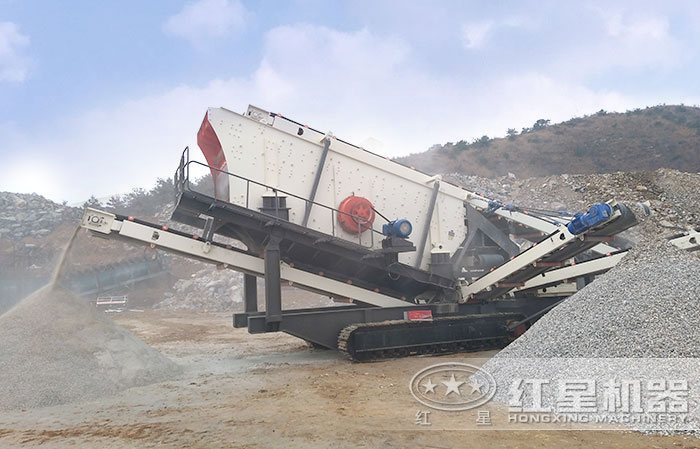 移动制沙作业现场 移动制沙作业现场