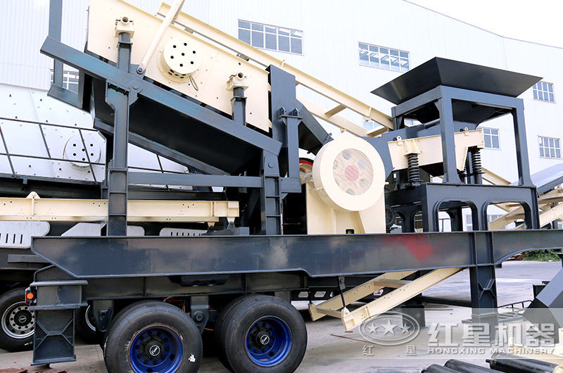 简易版小型移动颚式破碎机 简易版小型移动颚式破碎机