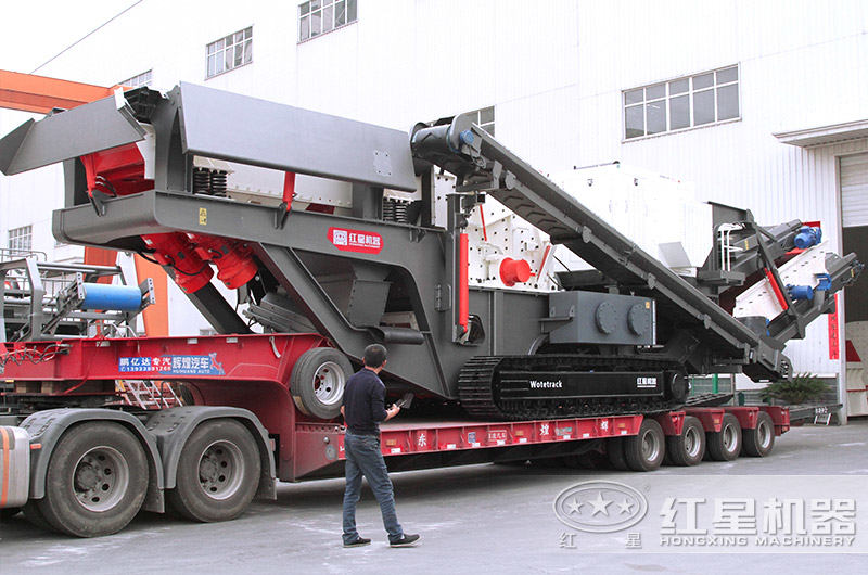 全新小型车载移动破碎机发货现场 全新小型车载移动破碎机发货现场