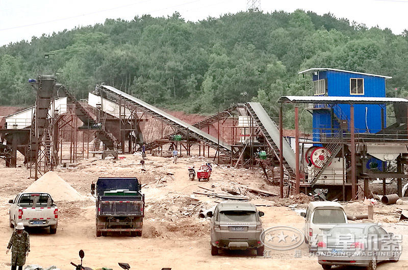 易彩堂机器配置的固定碎石场生产线 易彩堂机器配置的固定碎石场生产线