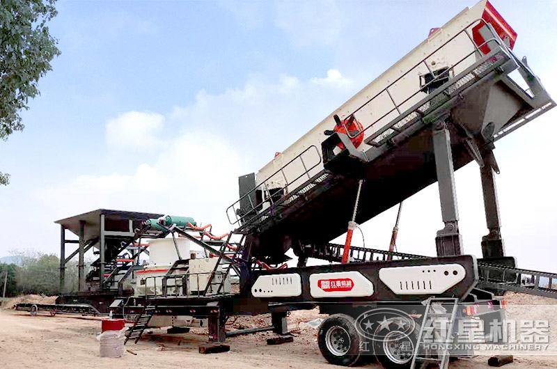 易彩堂机器配置移动制沙生产线 易彩堂机器配置移动制沙生产线