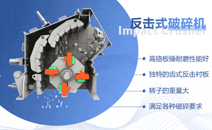 河卵石反击式破碎机工作原理 河卵石反击式破碎机工作原理