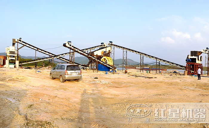 制沙洗沙现场 制沙洗沙现场