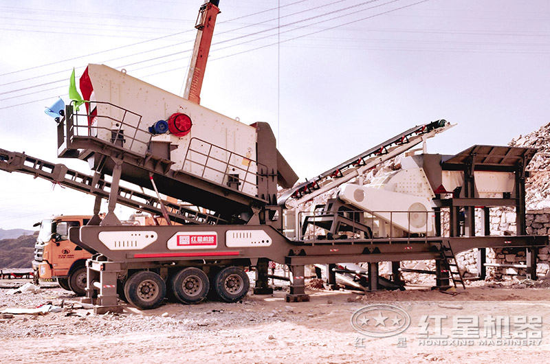 建筑垃圾破碎机站作业现场:配备重锤式破碎机一次成型 建筑垃圾破碎机站作业现场:配备重锤式破碎机一次成型