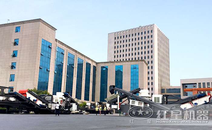 易彩堂建筑垃圾移动破碎站厂区 易彩堂建筑垃圾移动破碎站厂区