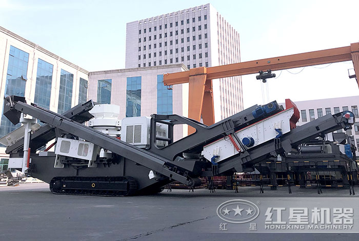 履带式移动石子机—搭载圆锥破 履带式移动石子机—搭载圆锥破