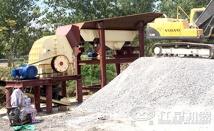 PCZ锤式破碎机现场 PCZ锤式破碎机现场