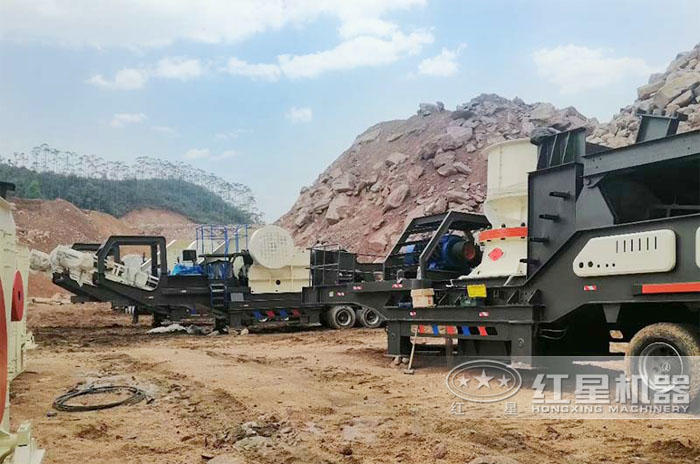 河北唐山移动机制砂生产现场 河北唐山移动机制砂生产现场