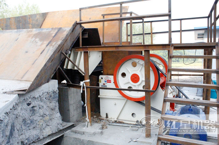 细鄂破青石100吨生产现场——芜湖 细鄂破青石100吨生产现场——芜湖