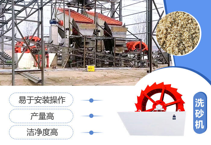 轮斗式洗沙机洗净度高 轮斗式洗沙机洗净度高