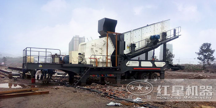 移动反击式破碎站 移动反击式破碎站