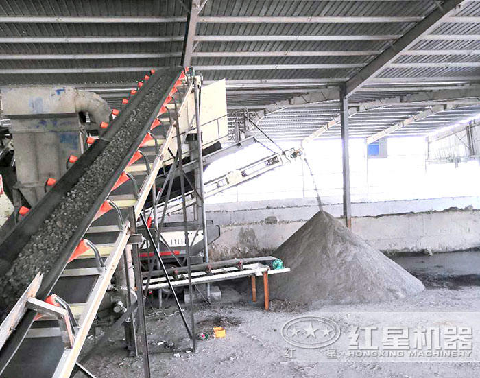 移动制砂机作业现场 移动制砂机作业现场