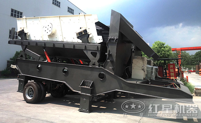 移动式泥石分离机 移动式泥石分离机