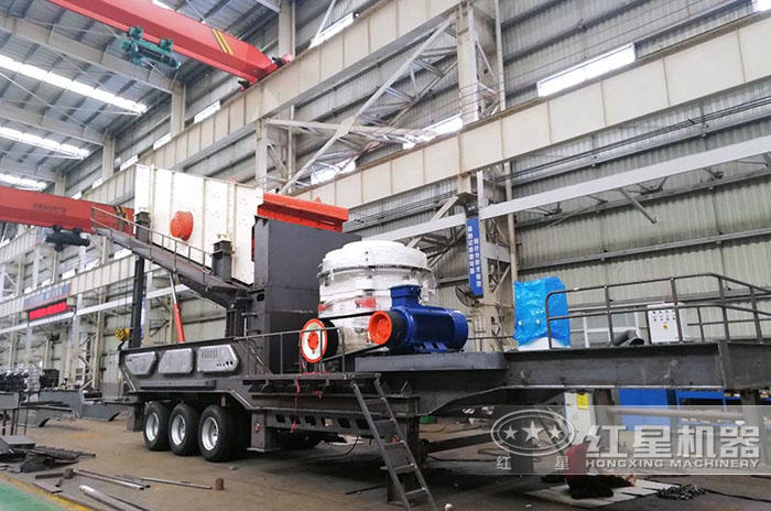 圆锥破移动破碎机:中细碎+筛分 圆锥破移动破碎机:中细碎+筛分