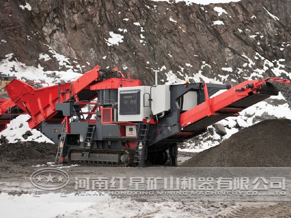 移动式圆锥破碎站